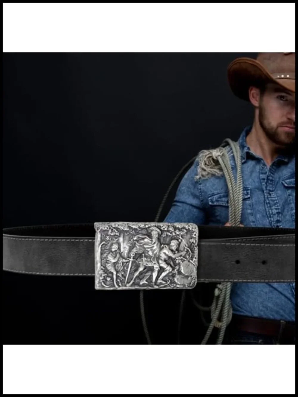Medieval Pewter Belt Buckle for Men Women Handcrafted USA Fits Standard Belt
